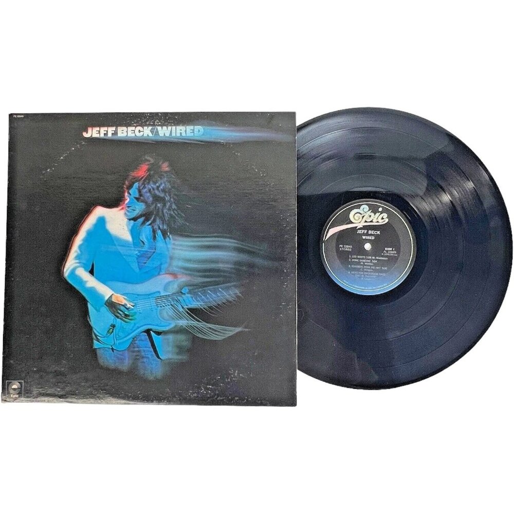 Jeff Beck Wired Vinyl‎ LP Stereo Record Album Epic PE 33849 Tested 1976 Vintage